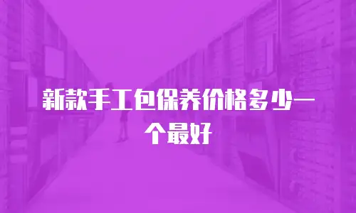 新款手工包保养价格多少一个最好