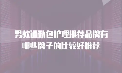 男款通勤包护理推荐品牌有哪些牌子的比较好推荐