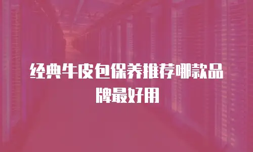 经典牛皮包保养推荐哪款品牌最好用