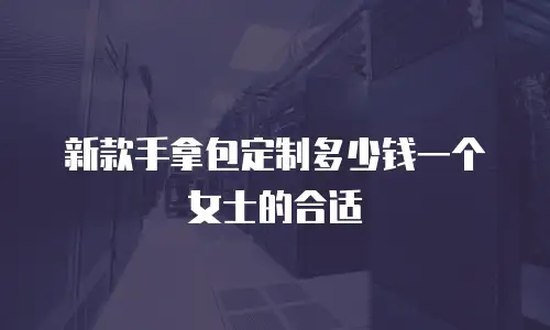 新款手拿包定制多少钱一个女士的合适
