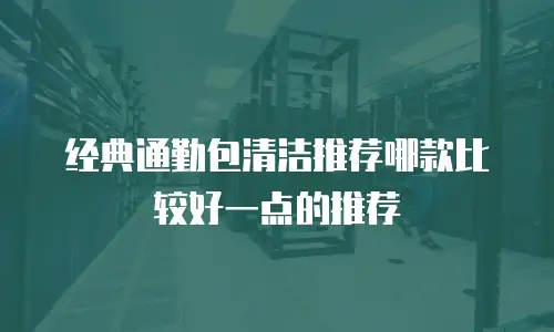 经典通勤包清洁推荐哪款比较好一点的推荐