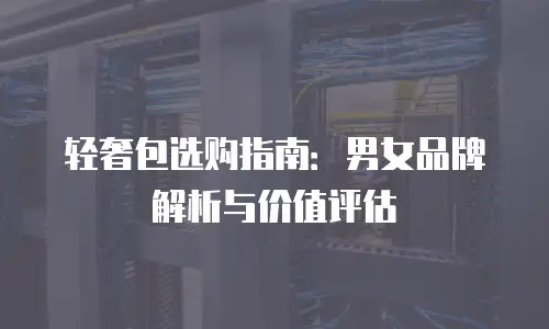 轻奢包选购指南：男女品牌解析与价值评估