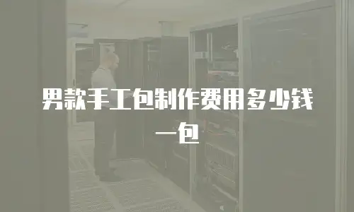 男款手工包制作费用多少钱一包