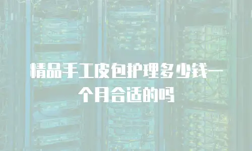 精品手工皮包护理多少钱一个月合适的吗