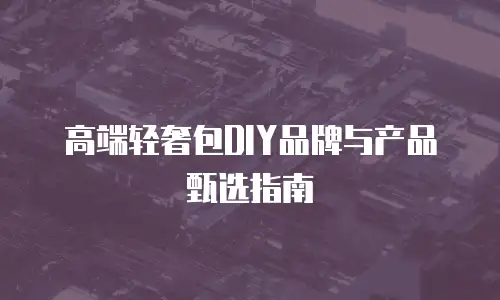 高端轻奢包DIY品牌与产品甄选指南