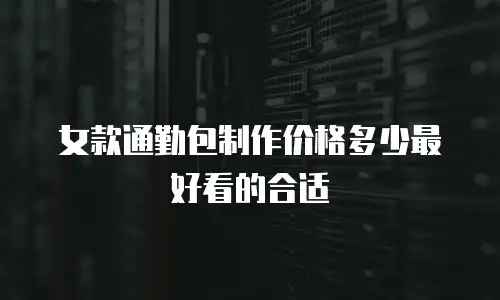 女款通勤包制作价格多少最好看的合适
