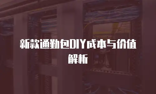 新款通勤包DIY成本与价值解析