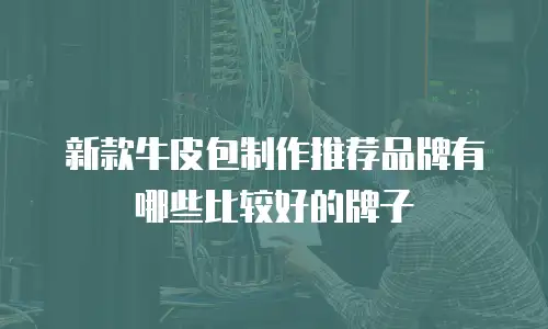 新款牛皮包制作推荐品牌有哪些比较好的牌子