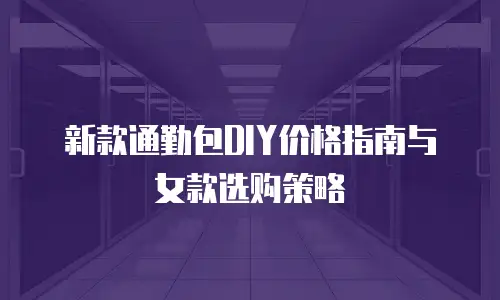 新款通勤包DIY价格指南与女款选购策略