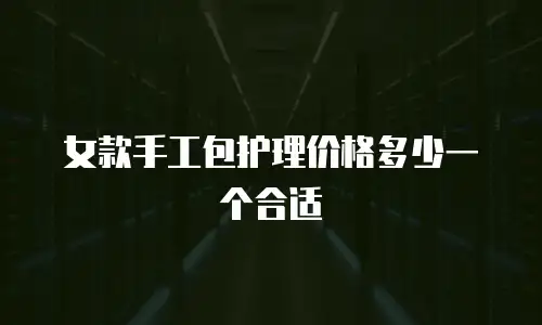 女款手工包护理价格多少一个合适