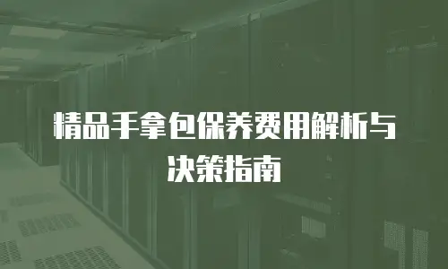 精品手拿包保养费用解析与决策指南