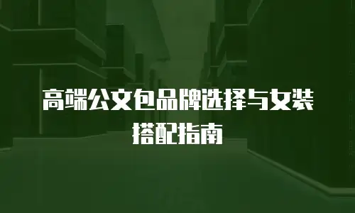 高端公文包品牌选择与女装搭配指南