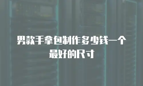 男款手拿包制作多少钱一个最好的尺寸