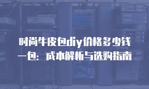 时尚牛皮包diy价格多少钱一包：成本解析与选购指南