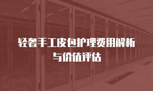 轻奢手工皮包护理费用解析与价值评估