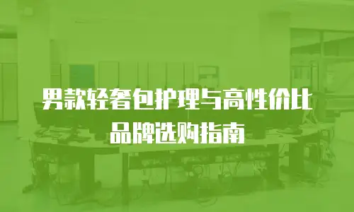 男款轻奢包护理与高性价比品牌选购指南