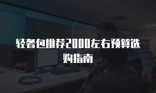 轻奢包推荐2000左右预算选购指南