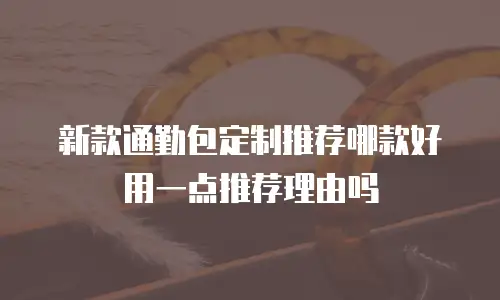 新款通勤包定制推荐哪款好用一点推荐理由吗