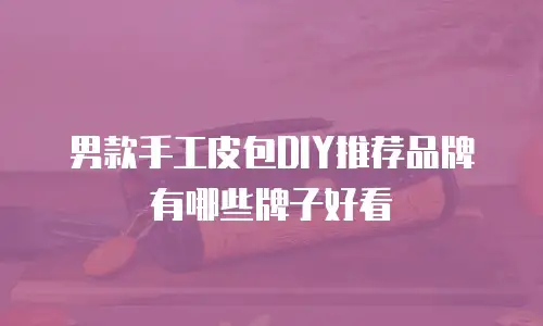 男款手工皮包DIY推荐品牌有哪些牌子好看