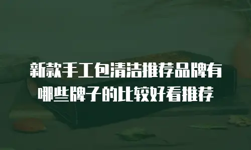 新款手工包清洁推荐品牌有哪些牌子的比较好看推荐