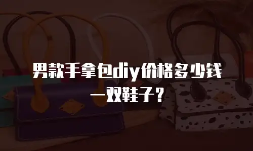 男款手拿包diy价格多少钱一双鞋子？