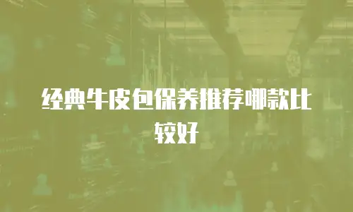 经典牛皮包保养推荐哪款比较好