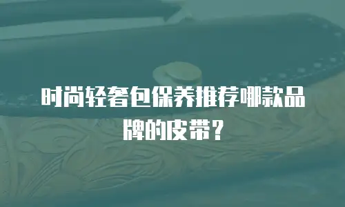 时尚轻奢包保养推荐哪款品牌的皮带？