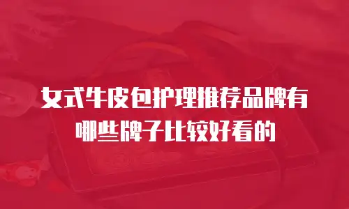 女式牛皮包护理推荐品牌有哪些牌子比较好看的
