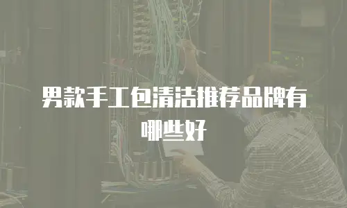 男款手工包清洁推荐品牌有哪些好