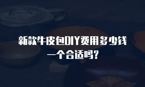 新款牛皮包DIY费用多少钱一个合适吗？