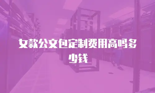 女款公文包定制费用高吗多少钱