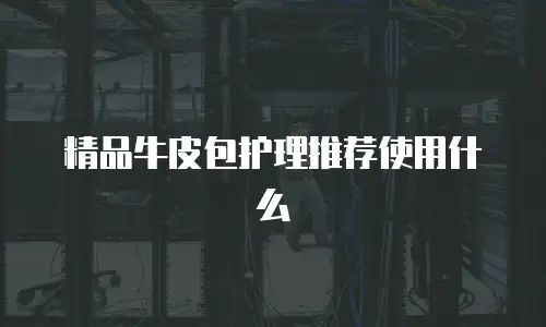 精品牛皮包护理推荐使用什么