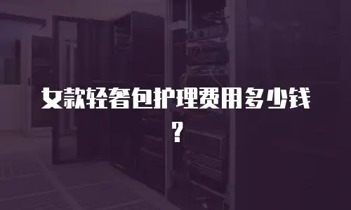 女款轻奢包护理费用多少钱？