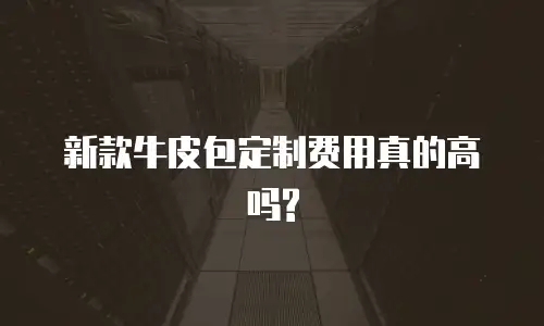  新款牛皮包定制费用真的高吗?