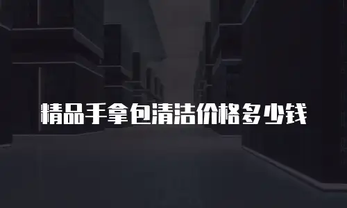 精品手拿包清洁价格多少钱