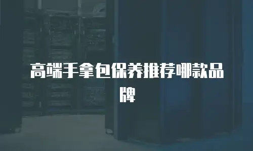 高端手拿包保养推荐哪款品牌