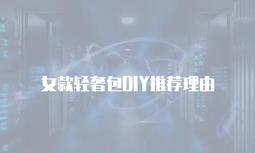 女款轻奢包DIY推荐理由