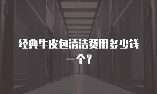 经典牛皮包清洁费用多少钱一个？