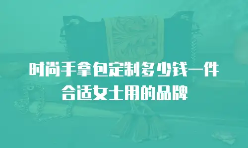 时尚手拿包定制多少钱一件合适女士用的品牌