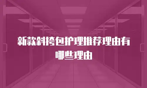 新款斜挎包护理推荐理由有哪些理由