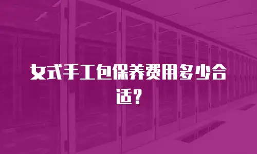 女式手工包保养费用多少合适？