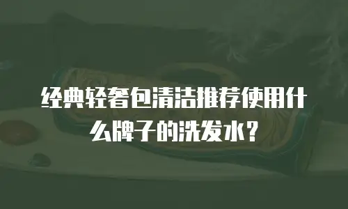 经典轻奢包清洁推荐使用什么牌子的洗发水？