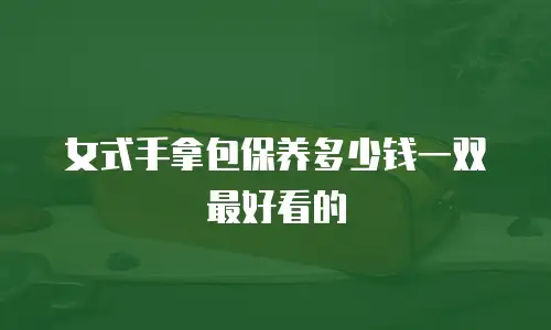 女式手拿包保养多少钱一双最好看的