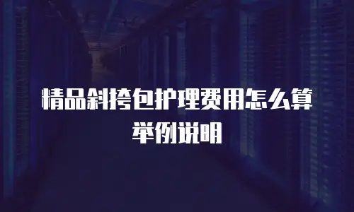 精品斜挎包护理费用怎么算举例说明