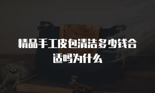 精品手工皮包清洁多少钱合适吗为什么