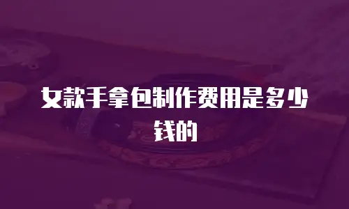 女款手拿包制作费用是多少钱的