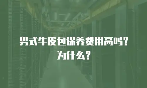 男式牛皮包保养费用高吗？为什么？
