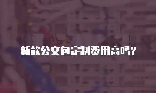新款公文包定制费用高吗？