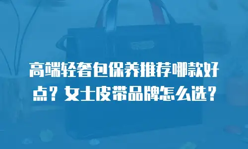 高端轻奢包保养推荐哪款好点？女士皮带品牌怎么选？