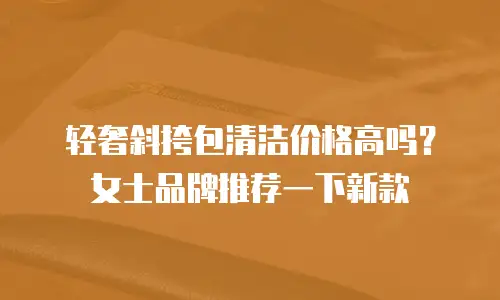 轻奢斜挎包清洁价格高吗？女士品牌推荐一下新款